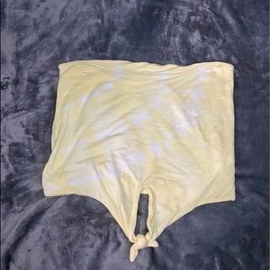 YELLOW TUBE TOP